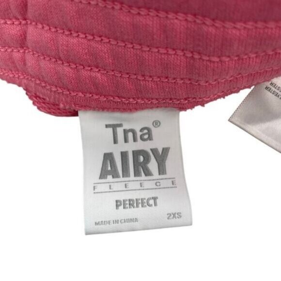Aritzia Tna Airy Fleece Pink Mini Pull On Skirt Size 2XS - Picture 7 of 8